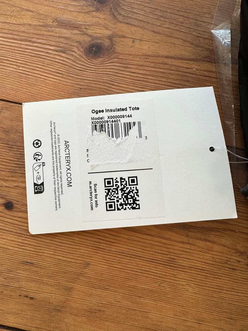 Arcteryx system_a オジー トートバッグ 新品未使用