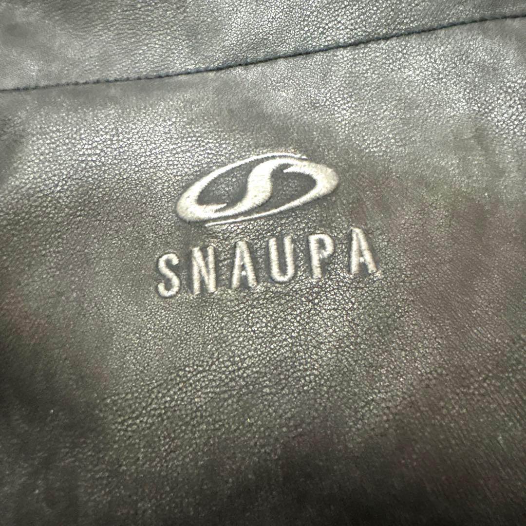 Snap club ブラック ダウンジャケットM ヴィンテージ風　ダブルジップ