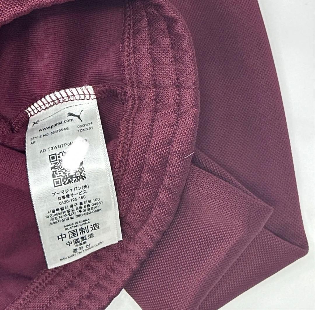 新品M PUMA プーマ ジャケット レディース ボルドー 633795-96