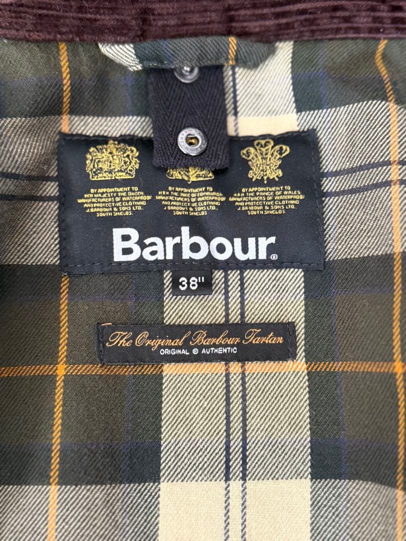 バブアー ビデイル 38 Barbour BEDALE WASHED