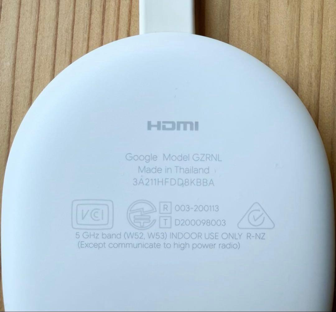 Chromebookアクセサリー Chromecast with Google TV 4K (GZRNL)