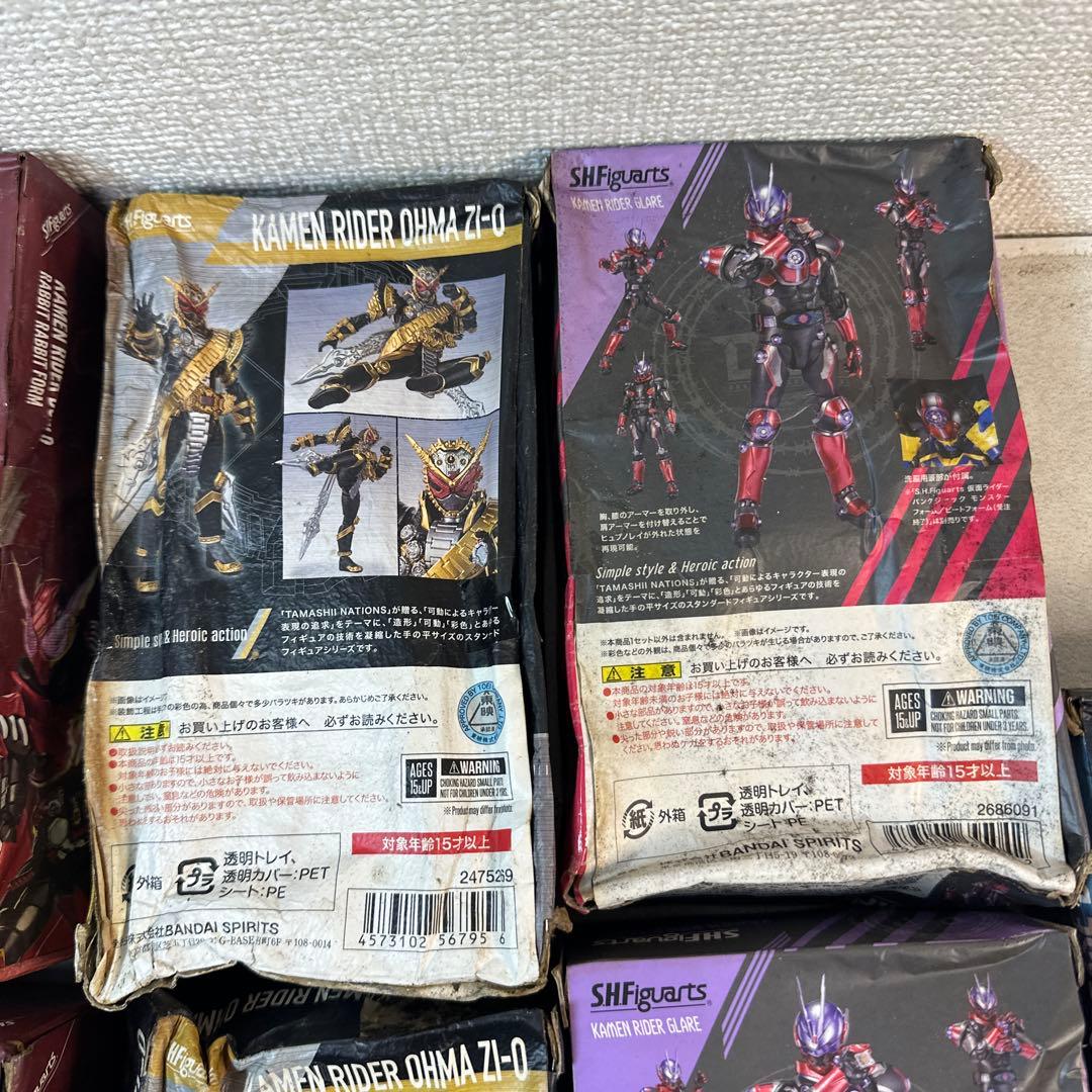 S.H.Figuarts 仮面ライダー フィギュア まとめ 現状品 7体