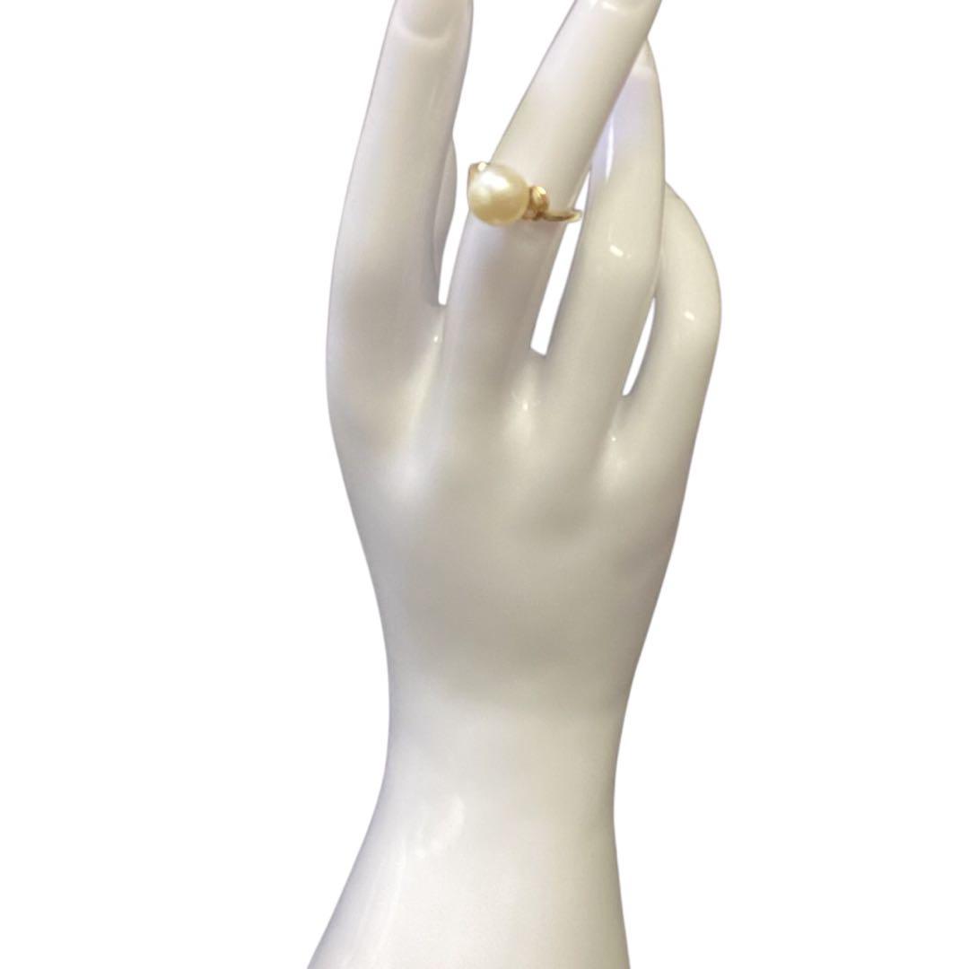 ★MIKIMOTO★K14 パールリング【9.3㎜珠】