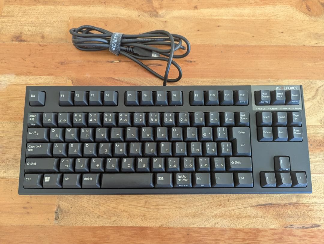 REALFORCE R3SC13 APC 日本語キーボード 本体 説明書 箱付