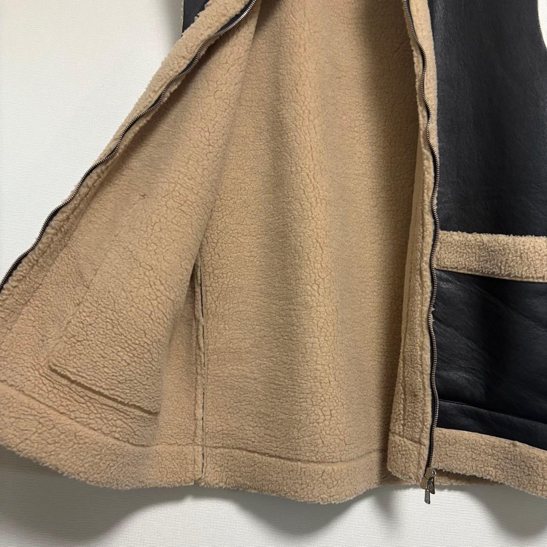 【極美品】ニードルス フェイクムートン チベタンベスト Ｌ