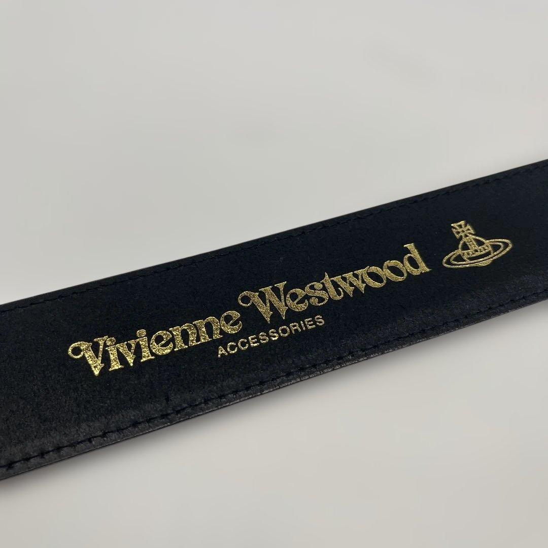 極美品　Vivienne Westwood ヴィヴィアン レザーベルト ロゴ