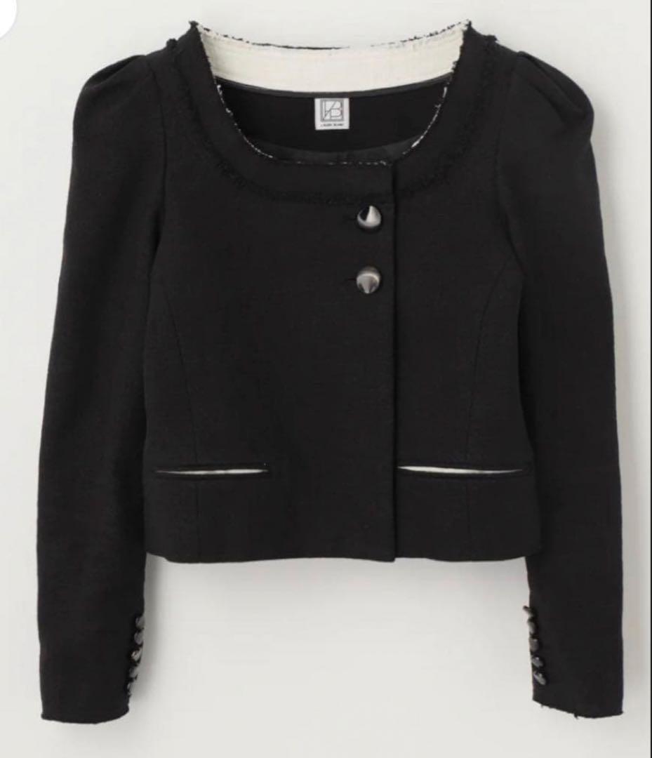 laubeblanc Gigot Sleeve Tweed Jacket ホリデ