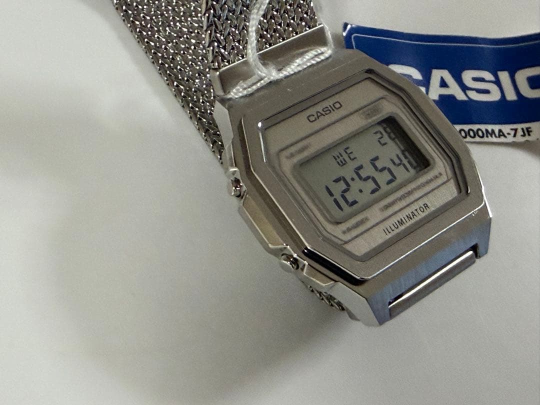★希少レア・未使用★お洒落　カシオ　フルメタル　デジタル時計