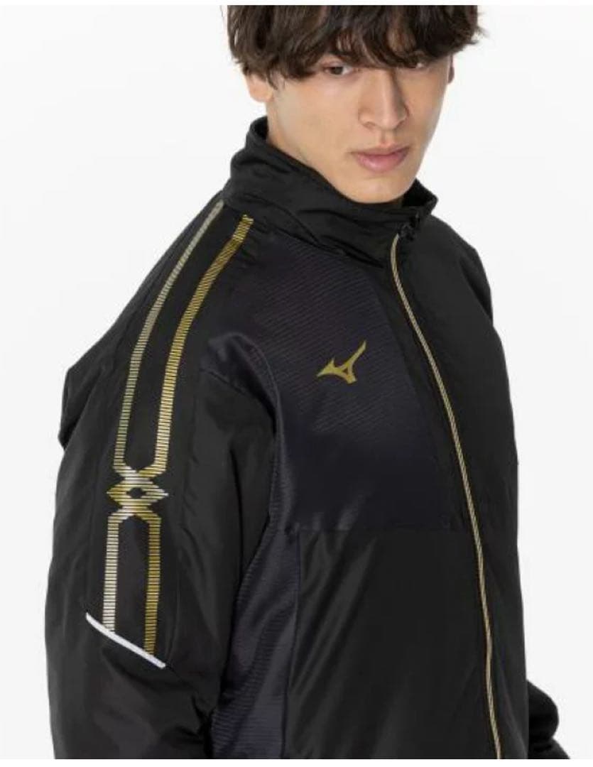 新品　ミズノ　メンズ　ブレスサーモ　ウィンドブレーカージャケットパンツ上下