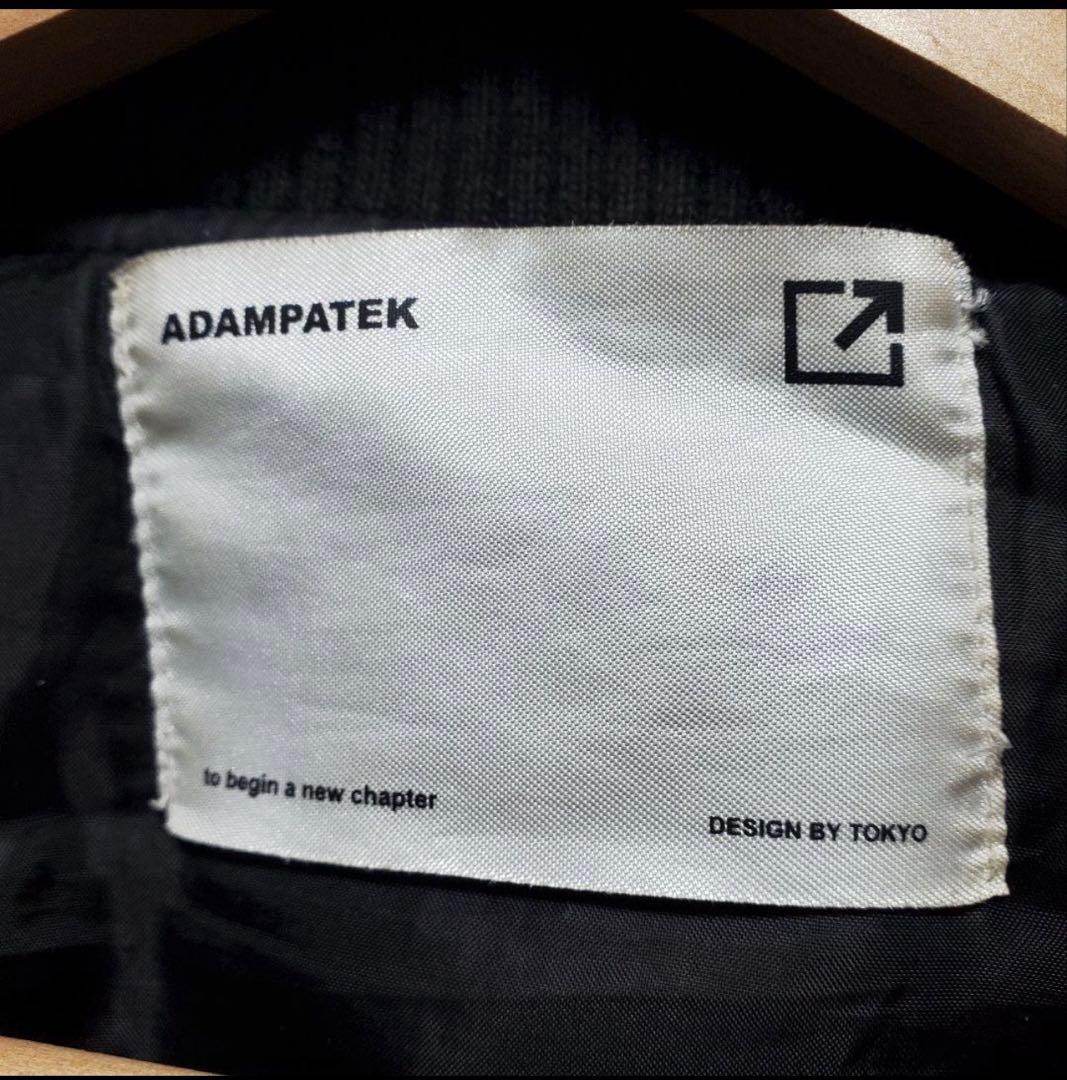 ゴートレザージャケット MA1 本革 山羊革ADAM PATEK 個性派