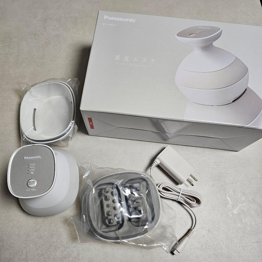 5月中】Panasonic EH-HE0J-S 頭皮エステ スパイラル&スライド