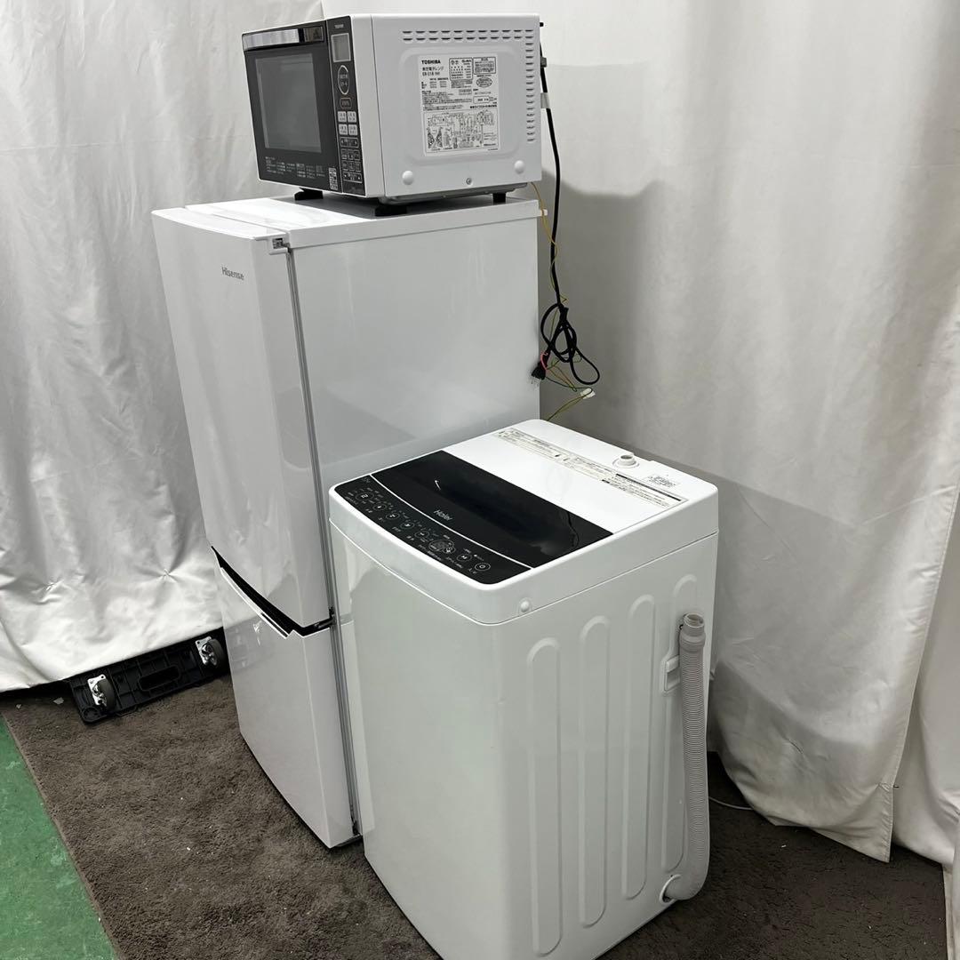 882　洗濯機　冷蔵庫　電子レンジ　一人暮らしセット　中古　小型　安い　設置無料