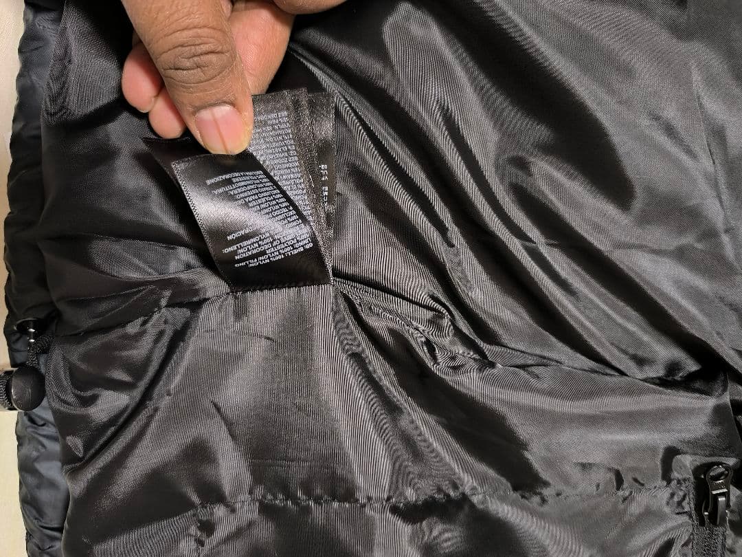 THE NORTH FAC E black ダウンジャケット, S