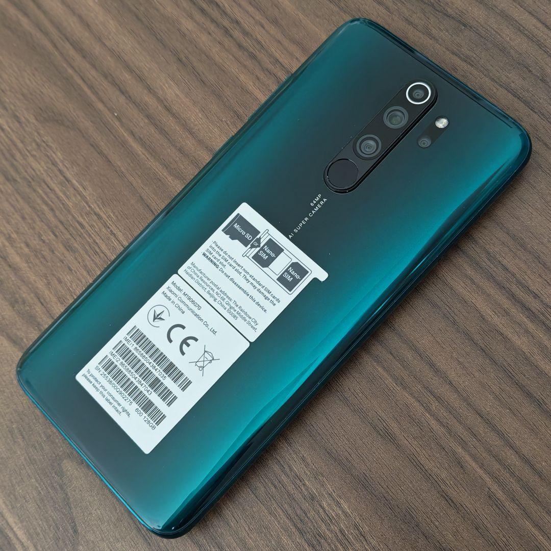中古 Redmi Note 8 Pro グリーン 6GB 128GB 位置偽装可