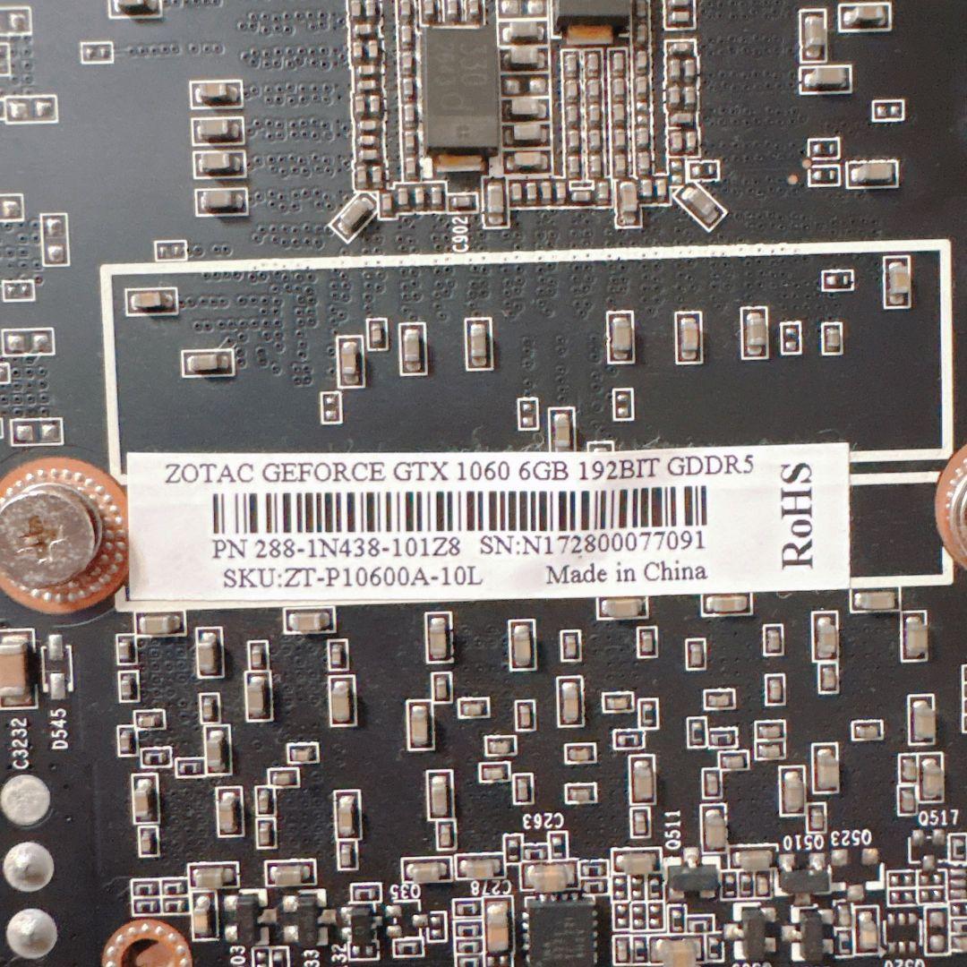 ZOTAC GeForce GTX 1060 6GB【送料無料】