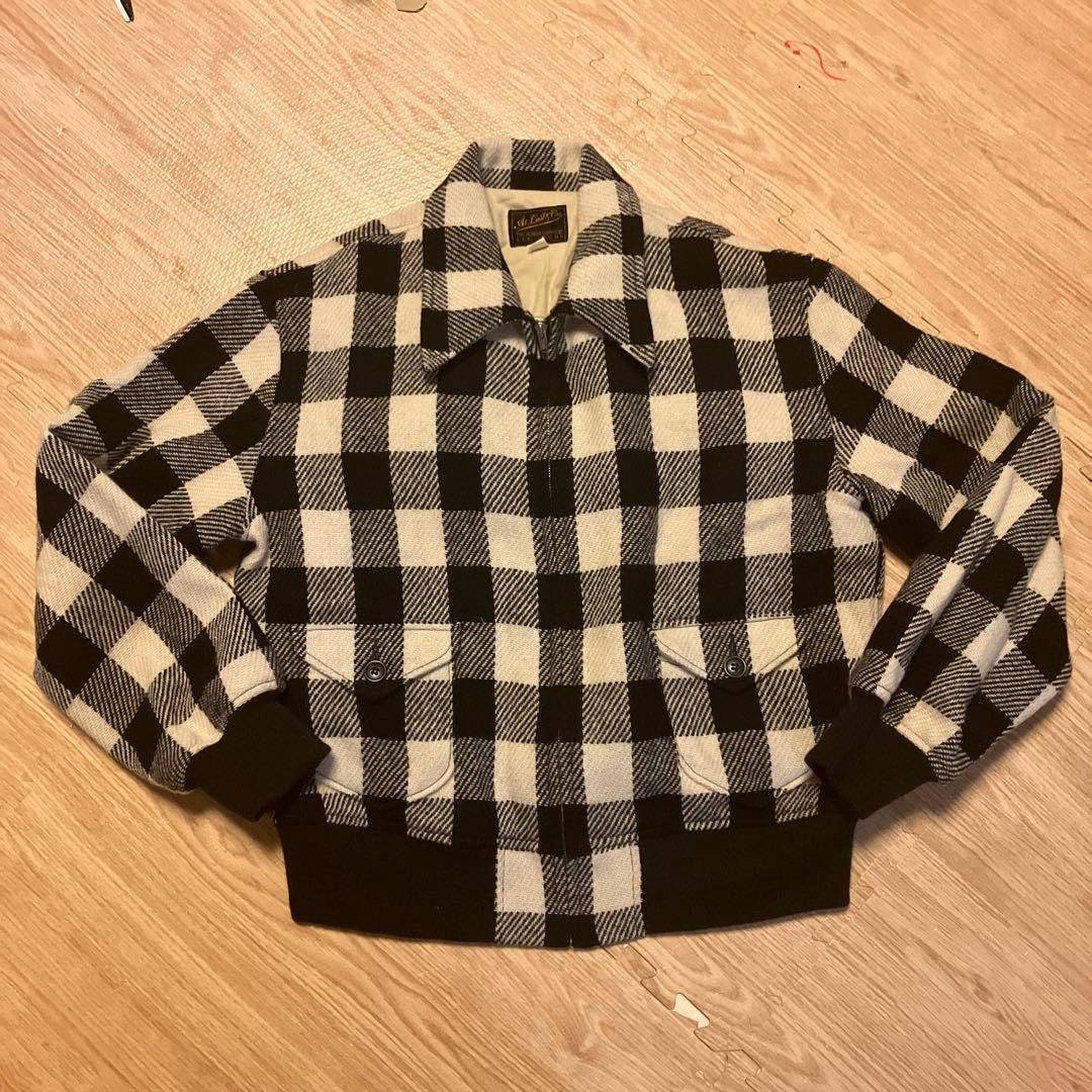 At Last Co. ウールチェックジャケット 44