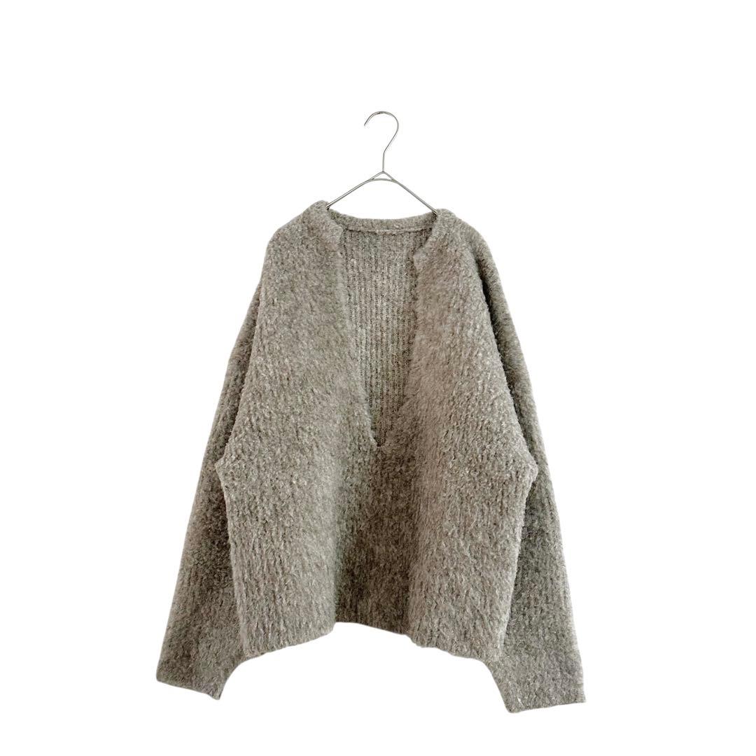 Whim Gazette ウィム ガゼット　ニットVプルオーバー