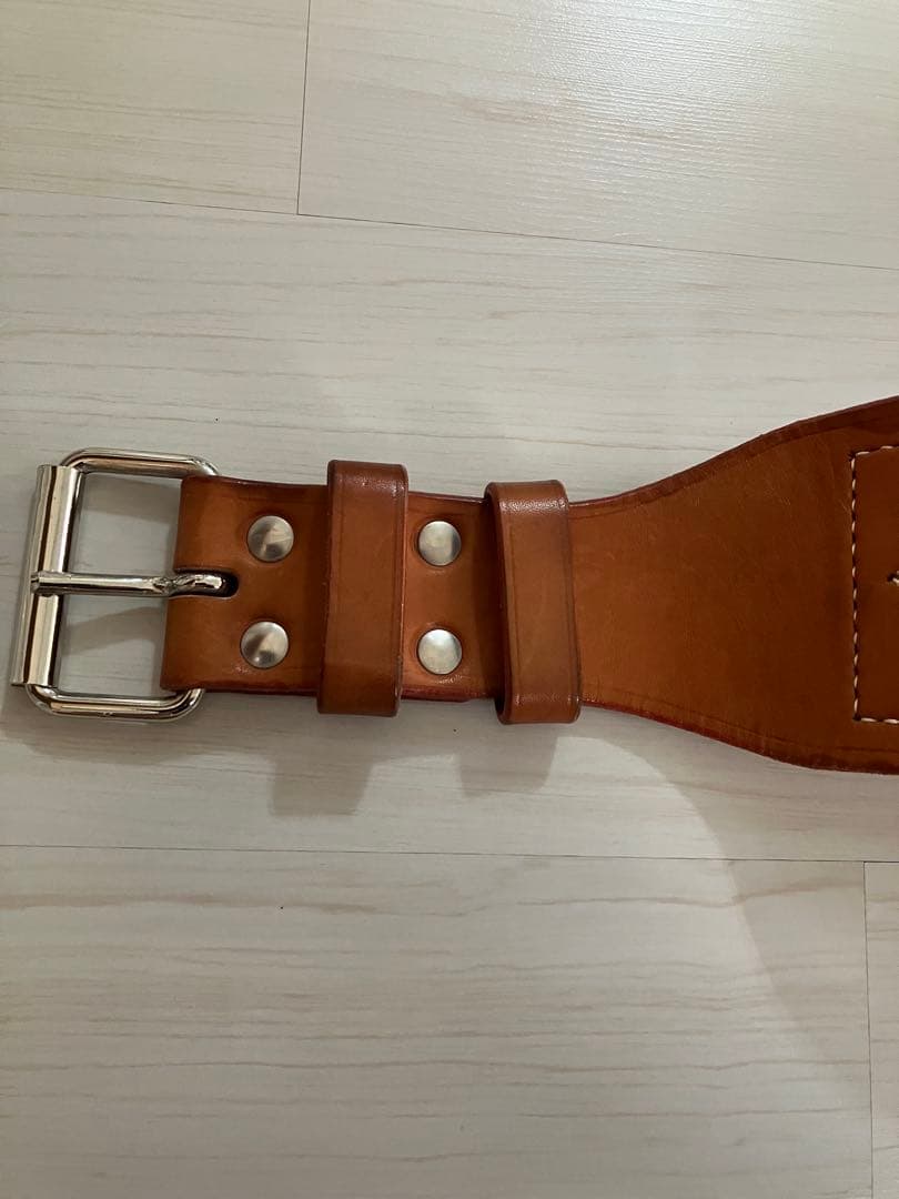 ウエサカ　ウェイトリフティング プレミアムベルト S ２枚張り シングルピン