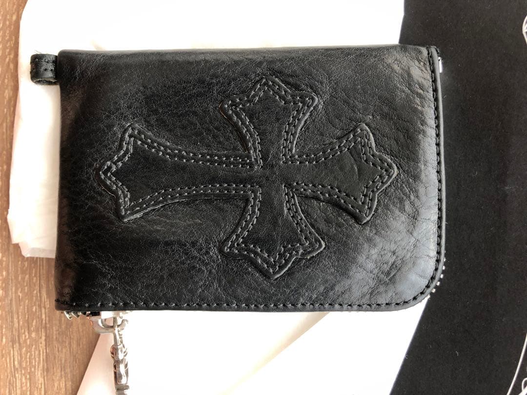 クロムハーツ タイニー ZIP 1セメタリークロスパッチ ウォレット