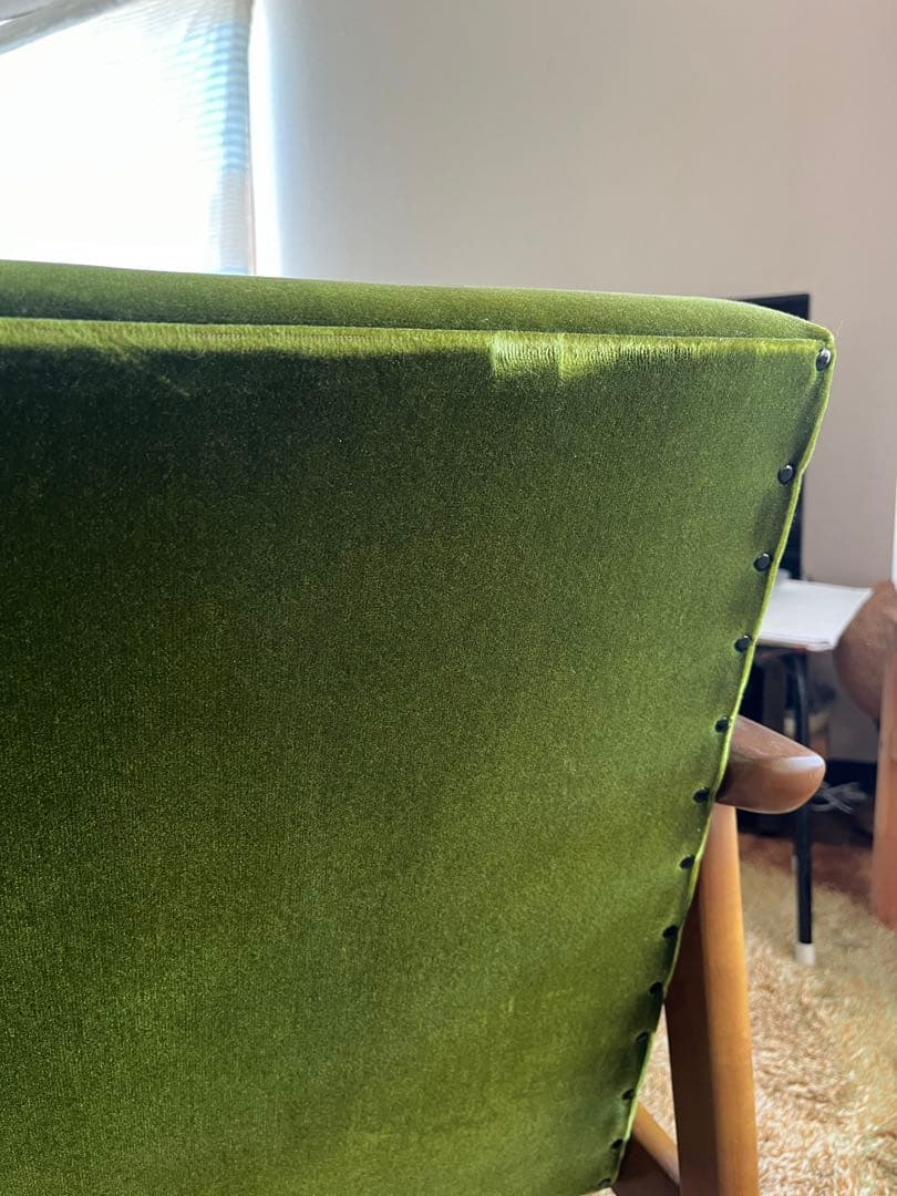 【ねこさん専用】カリモク60 Kチェア 2シーター モケットグリーン