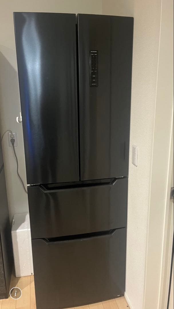 引き取り限定　 IRSN-32A-B ブラック冷蔵庫 320L