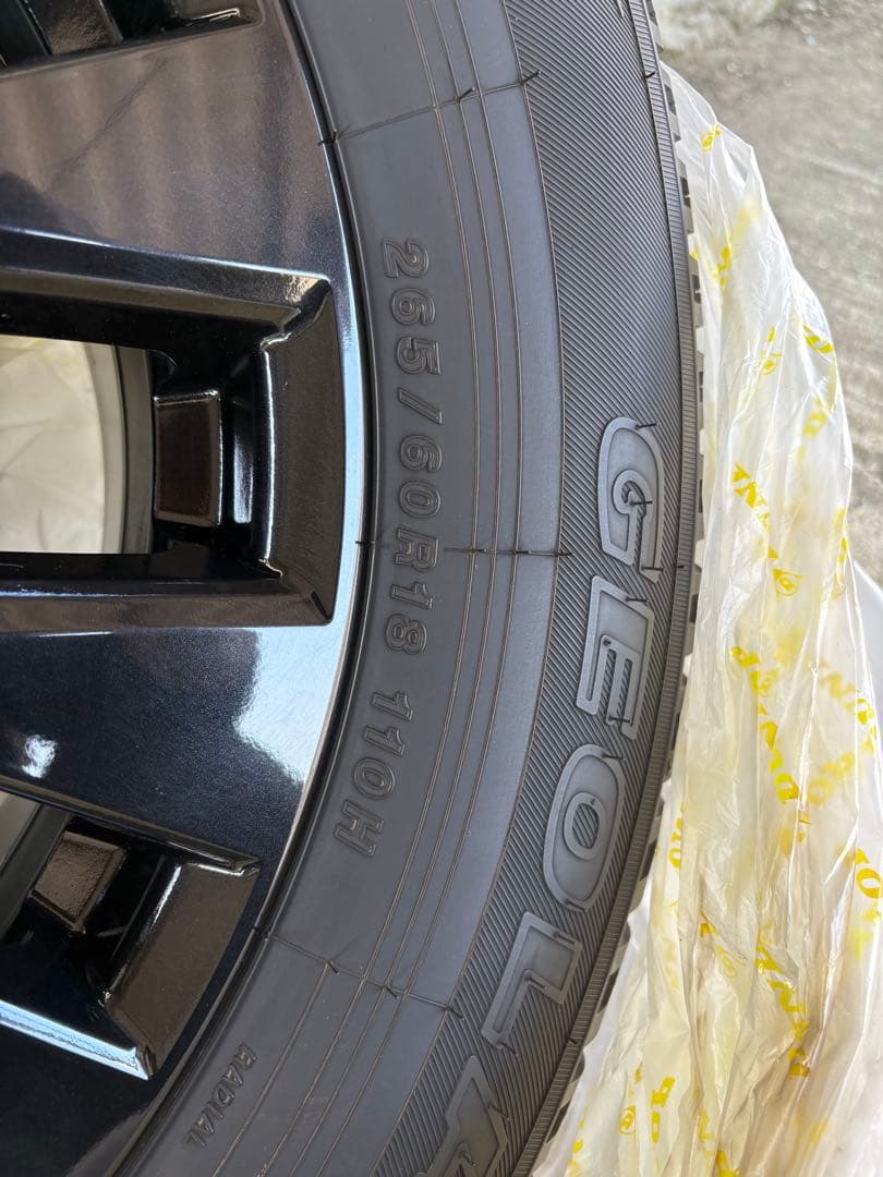 [トライトン]三菱純正アルミ・夏タイヤ4本セット　265/60R18