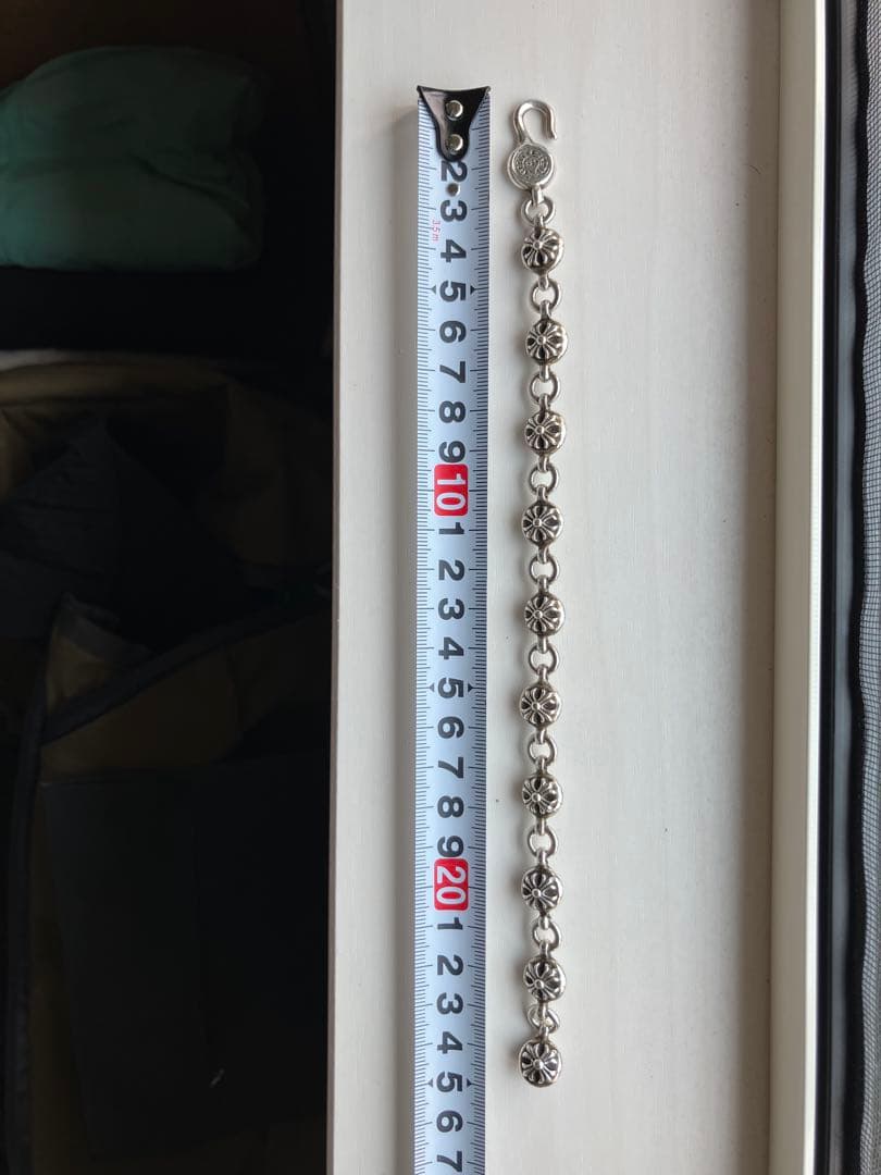 CHROME HEARTS #2 クロスボール ブレスレット　10LINK