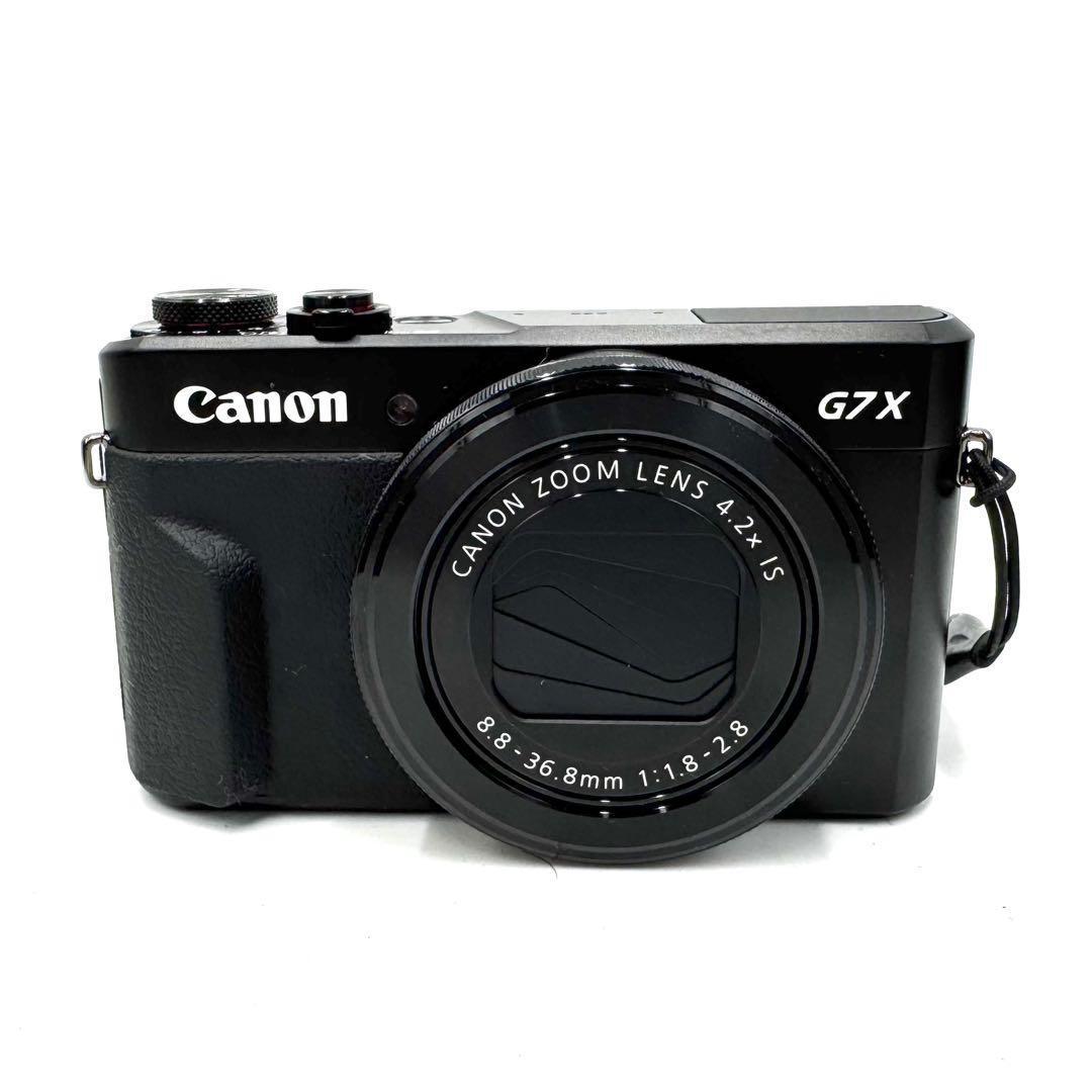 美品 Canon キャノン PowerShot G7X Mark II ブラック