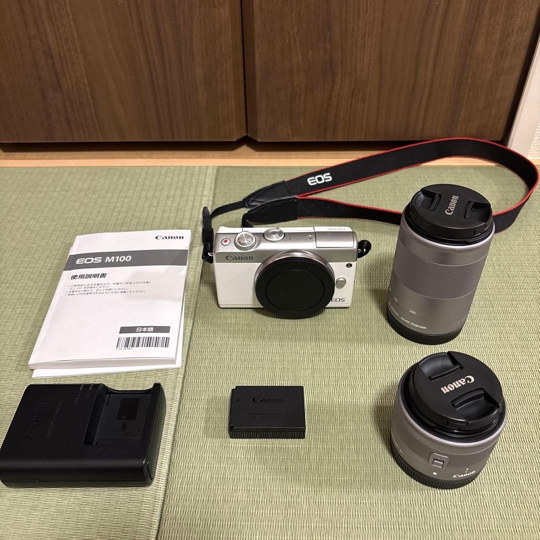 Canon EOS M100☆高画質ミラーレス一眼レフ_Bluetooth搭載