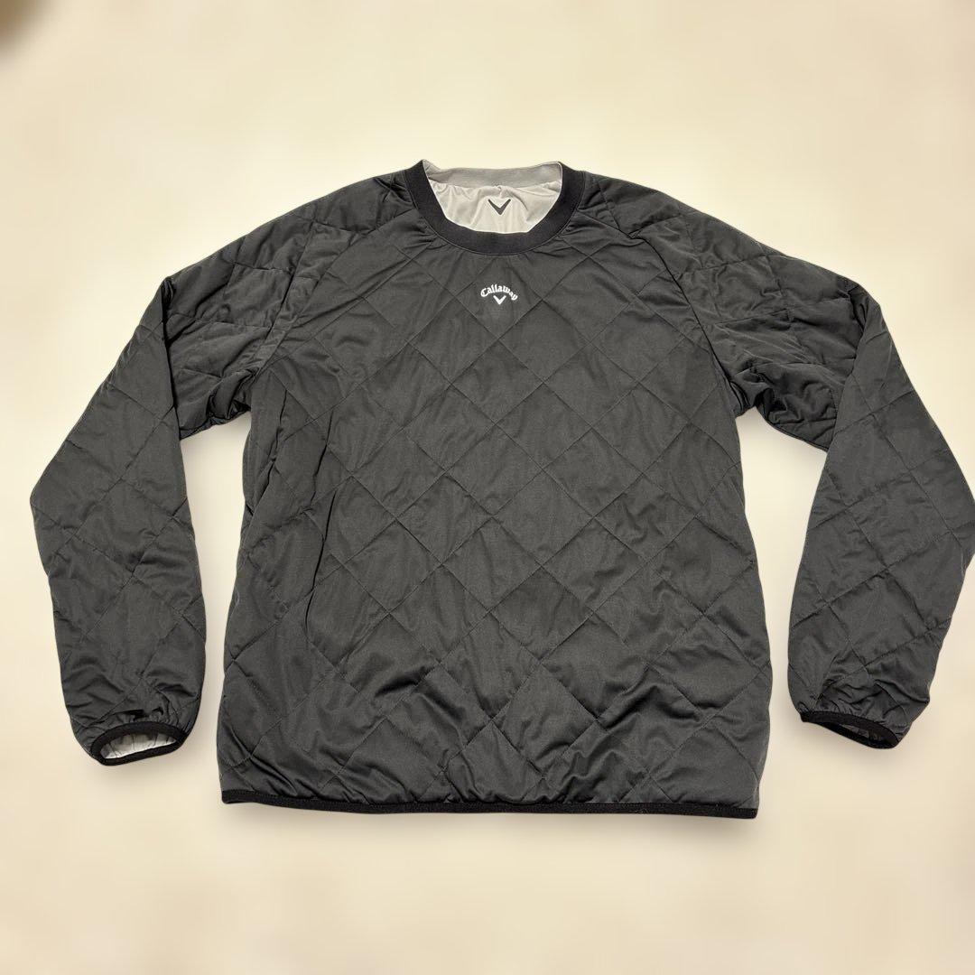 キャロウェイcallawayスニードジャックジャケットLリバーシブル黒灰ゴルフ