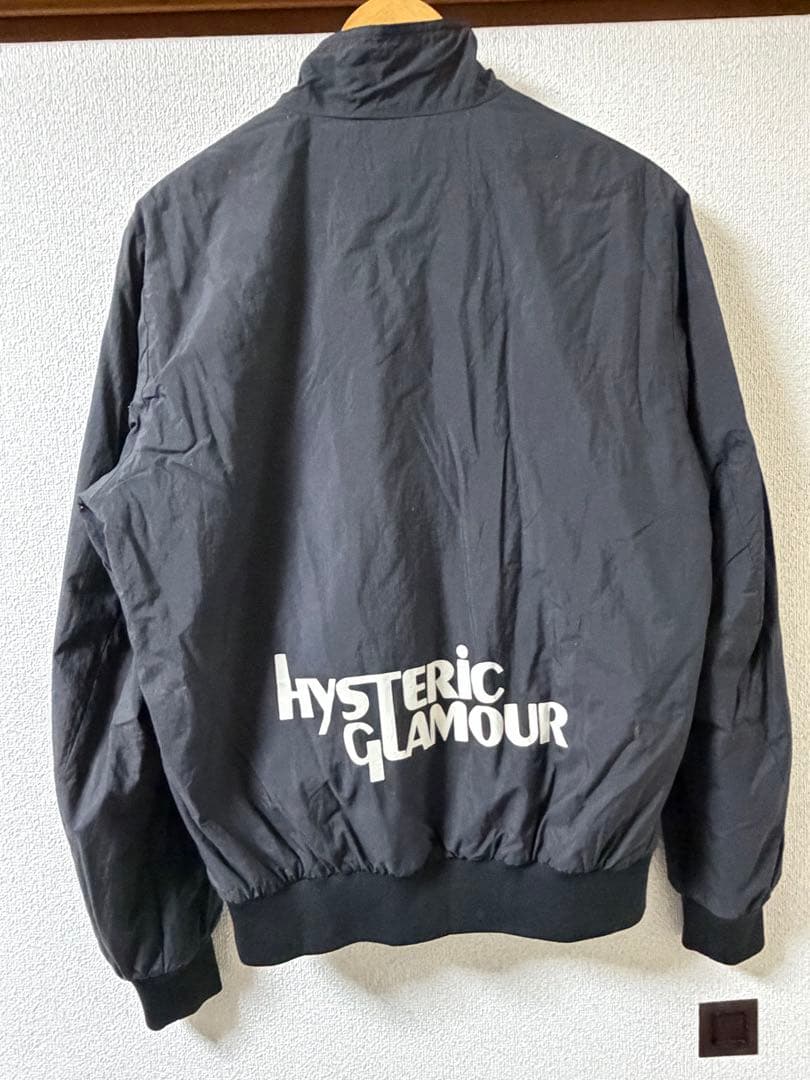 HYSTERIC GLAMOUR ブラックナイロンジャケット