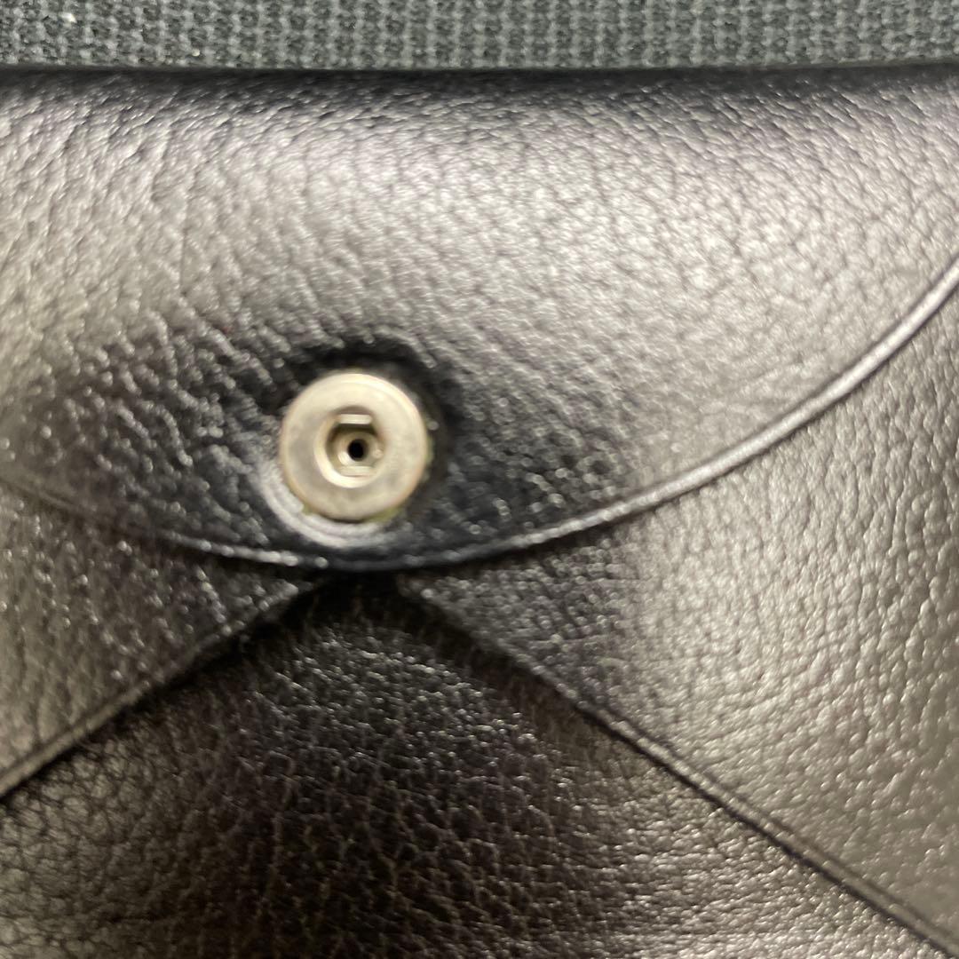 HERMES ブラックレザー 名刺入れ