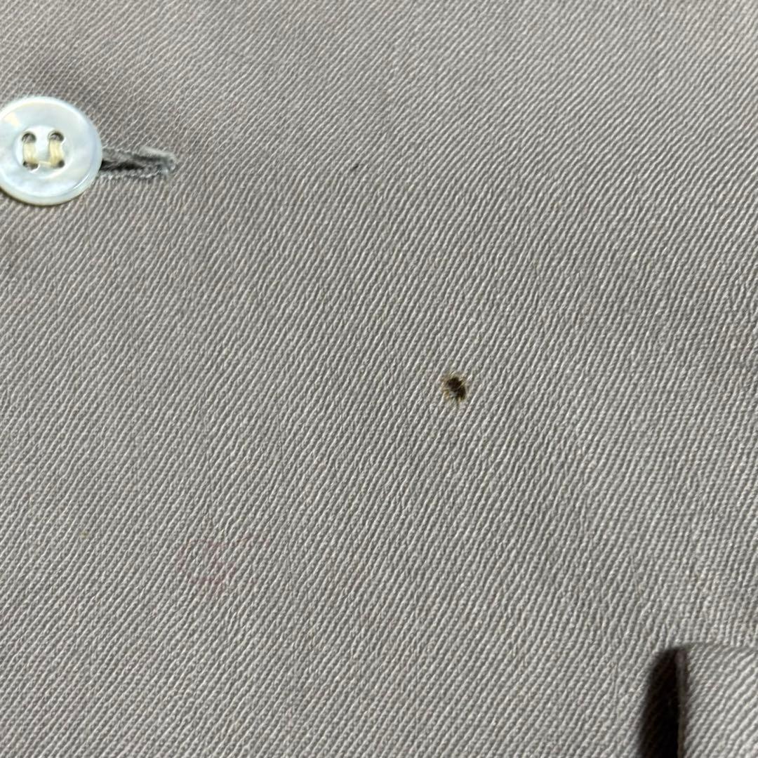 50s レーヨンギャバシャツ　単色レーヨン　ヴィンテージ　開襟シャツ　usa製