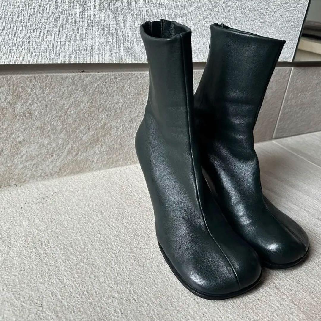 な*か様 シーズン限定SALE 36 ボッテガヴェネタ ブロックブーツ ダークグ