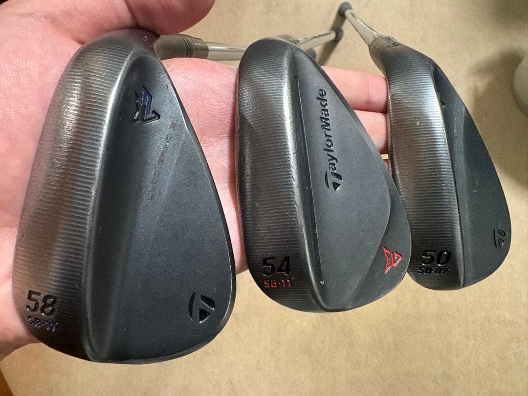 TaylorMade MG3,MG2ウェッジ3本セット 58/54/50度