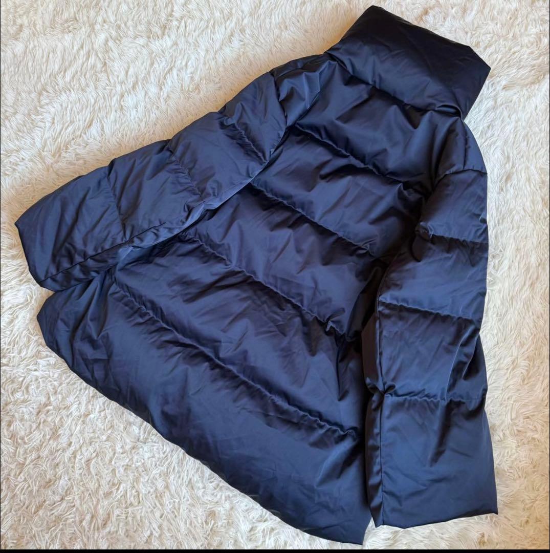 【美品】UNIQLO +J　ハイブリッドダウンジャケット ネイビー XXL