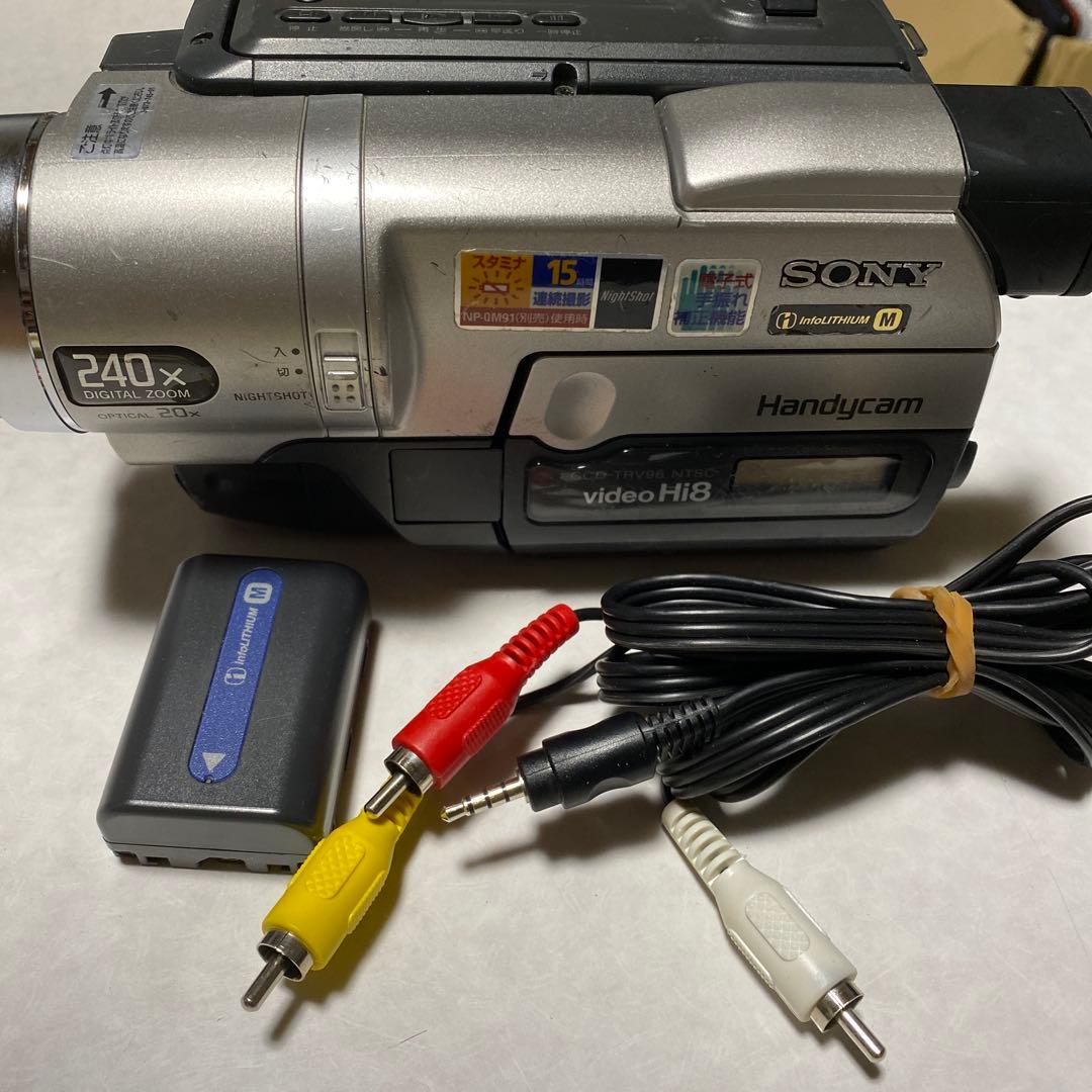 訳あり品SONY VideoHi8Handycam CCD-TRV96 ③