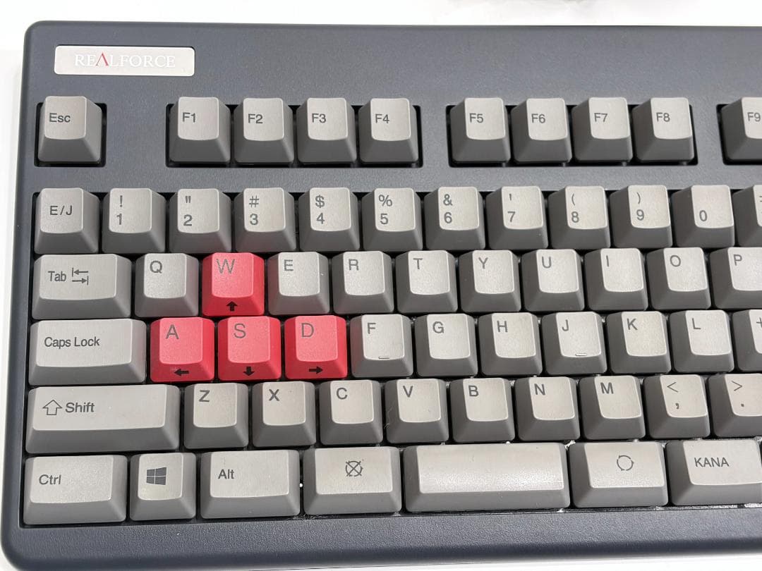 【動作良好】REALFORCE 91UG-S テンキーレス／静音／本体のみ