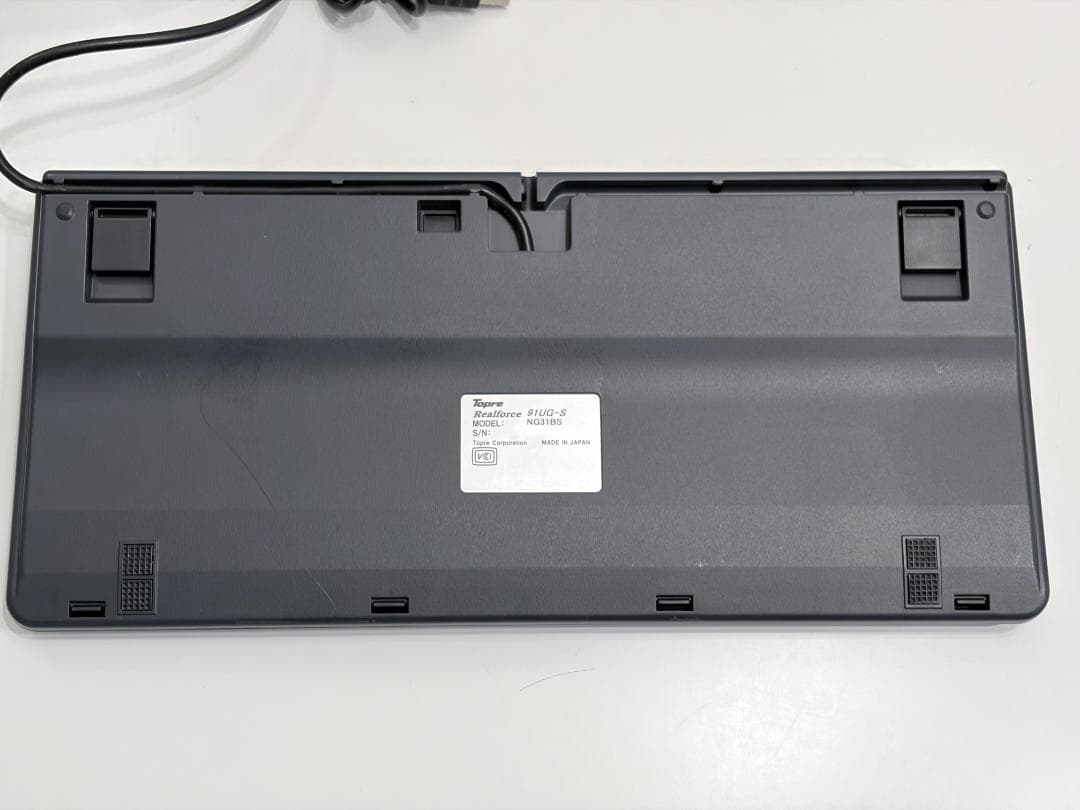 【動作良好】REALFORCE 91UG-S テンキーレス／静音／本体のみ