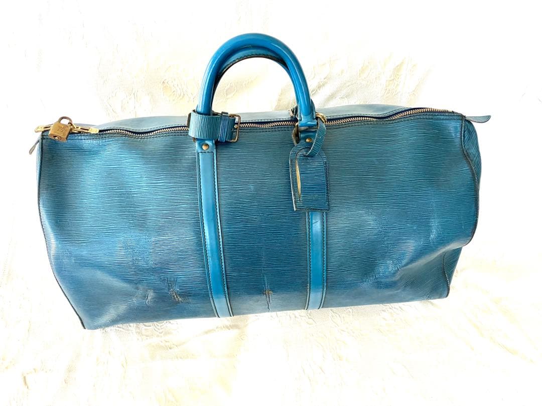 sendicoVuitton バッグ 青 エピSIZE 57×30×25c