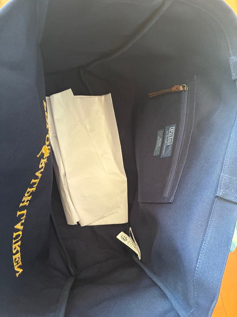 POLO RALPH LAUREN ネイビー トートバッグ ONE