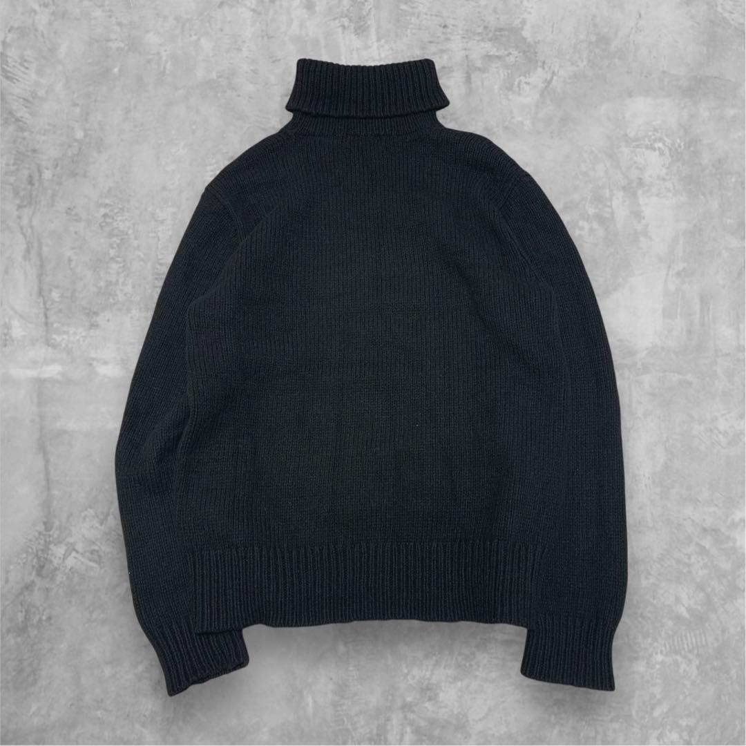 POLO RALPH LAUREN　PWING HIGH NECK KNIT　黒