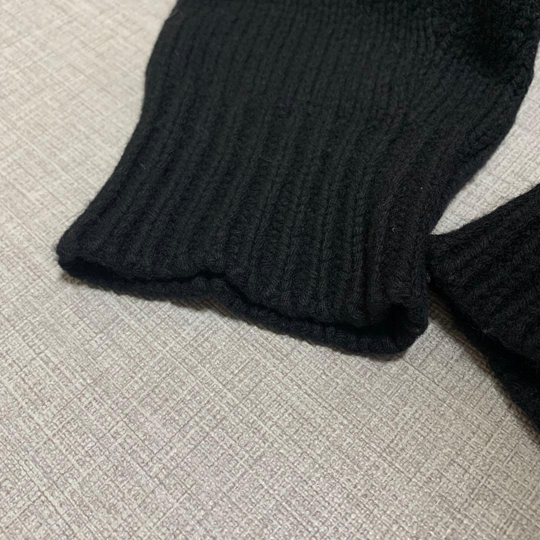 POLO RALPH LAUREN　PWING HIGH NECK KNIT　黒