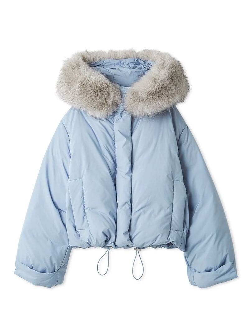 SNIDEL 西川フードファーショートダウンコート