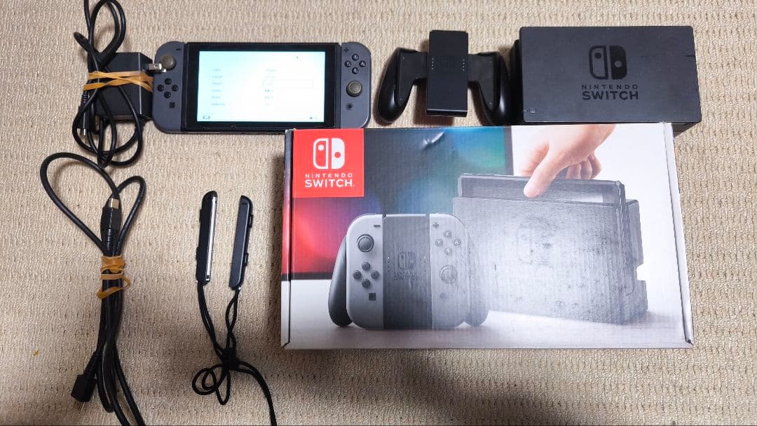 【箱付き】Nintendo Switch 本体 ニンテンドースイッチ　グレー