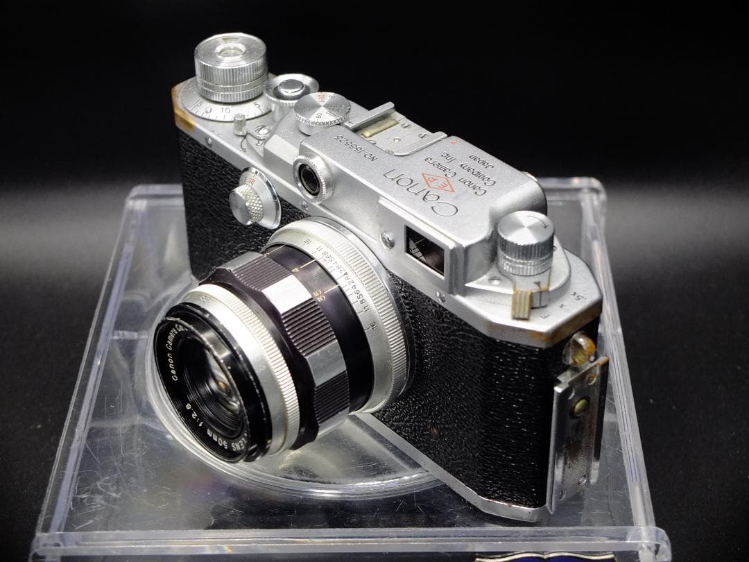 キャノンⅡF〈E・P〉／キャノン50mmf3.5ゼブラ付【実写確認整備品】