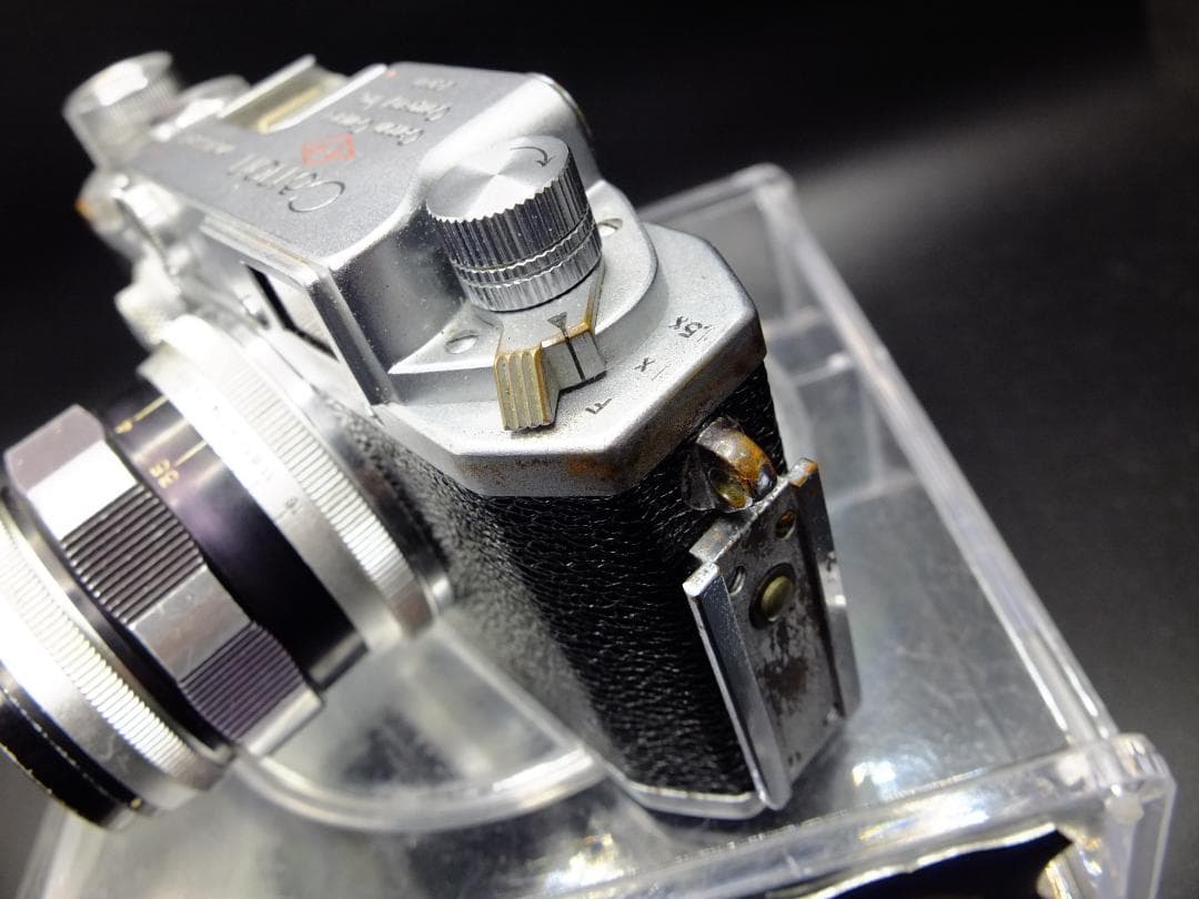 キャノンⅡF〈E・P〉／キャノン50mmf3.5ゼブラ付【実写確認整備品】