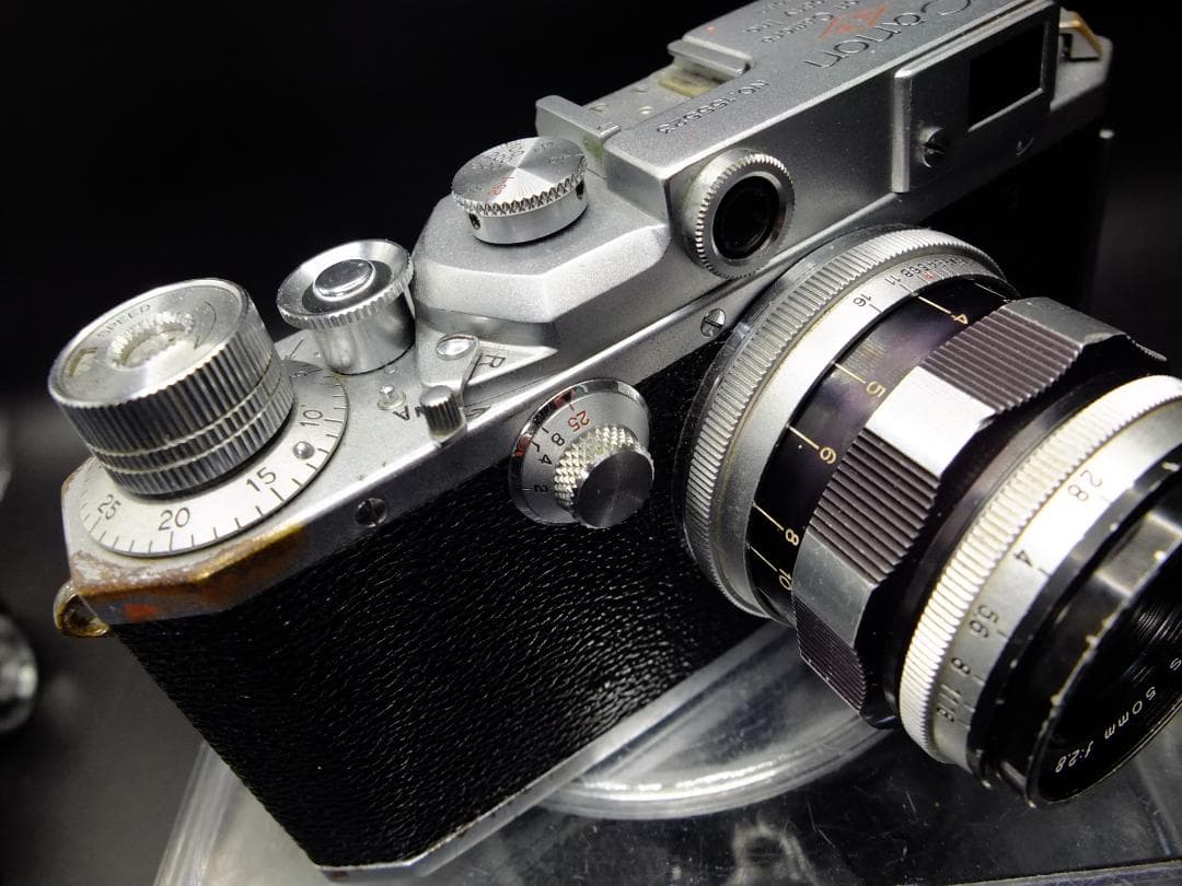 キャノンⅡF〈E・P〉／キャノン50mmf3.5ゼブラ付【実写確認整備品】