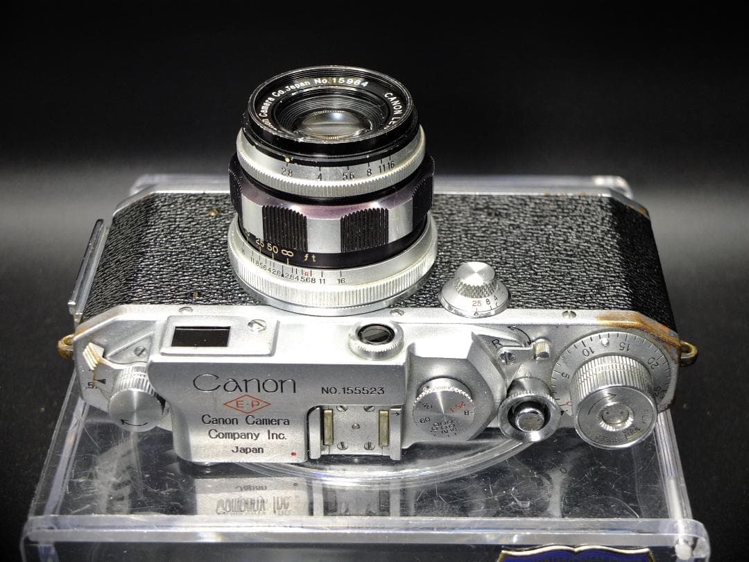 キャノンⅡF〈E・P〉／キャノン50mmf3.5ゼブラ付【実写確認整備品】