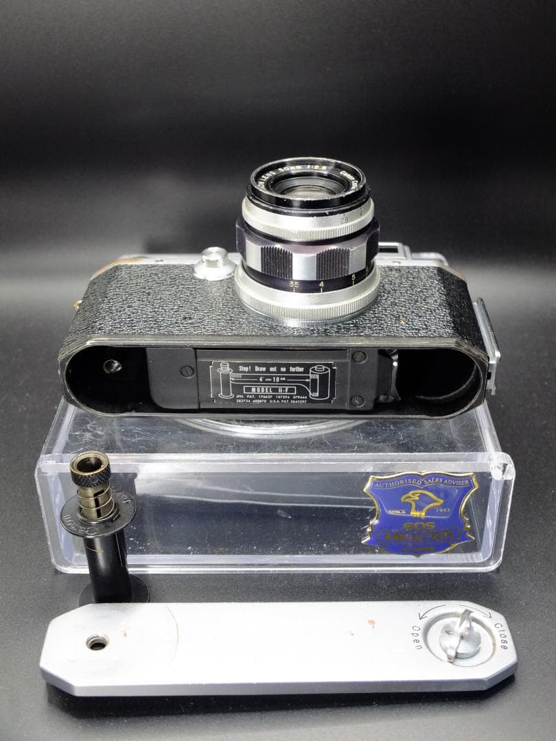 キャノンⅡF〈E・P〉／キャノン50mmf3.5ゼブラ付【実写確認整備品】